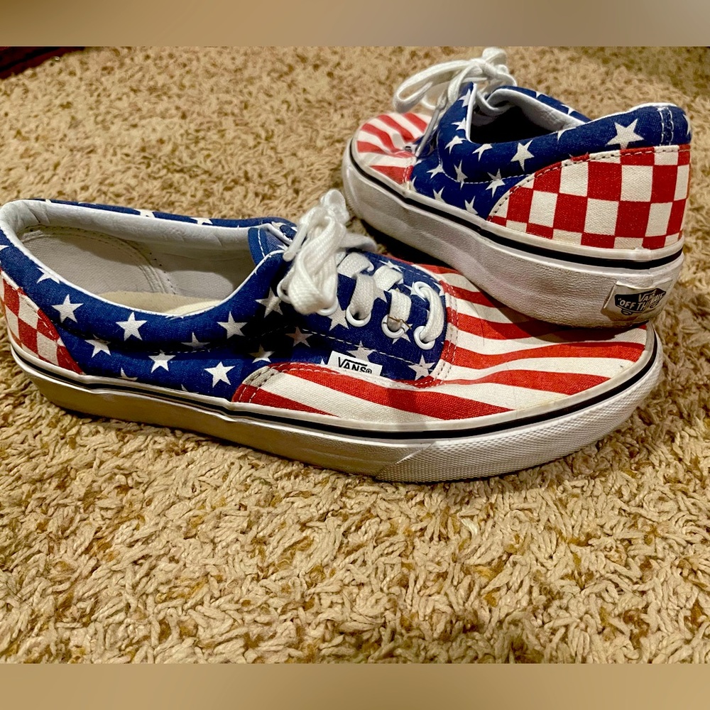 American Flag Vans 🇺🇸